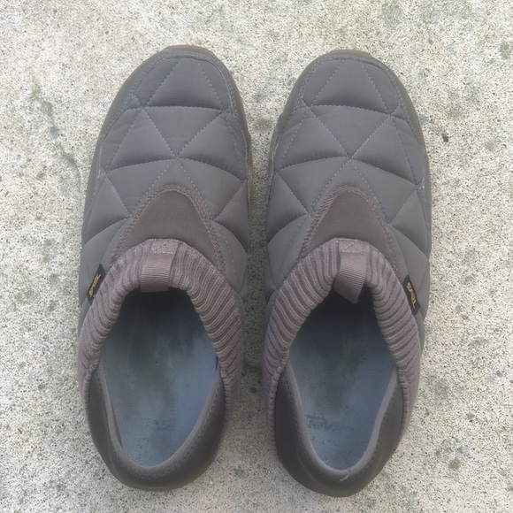 TEVA Ember Men's Brown Tan Quilted Moc Slipper Size 12 - Picture 5 of 8